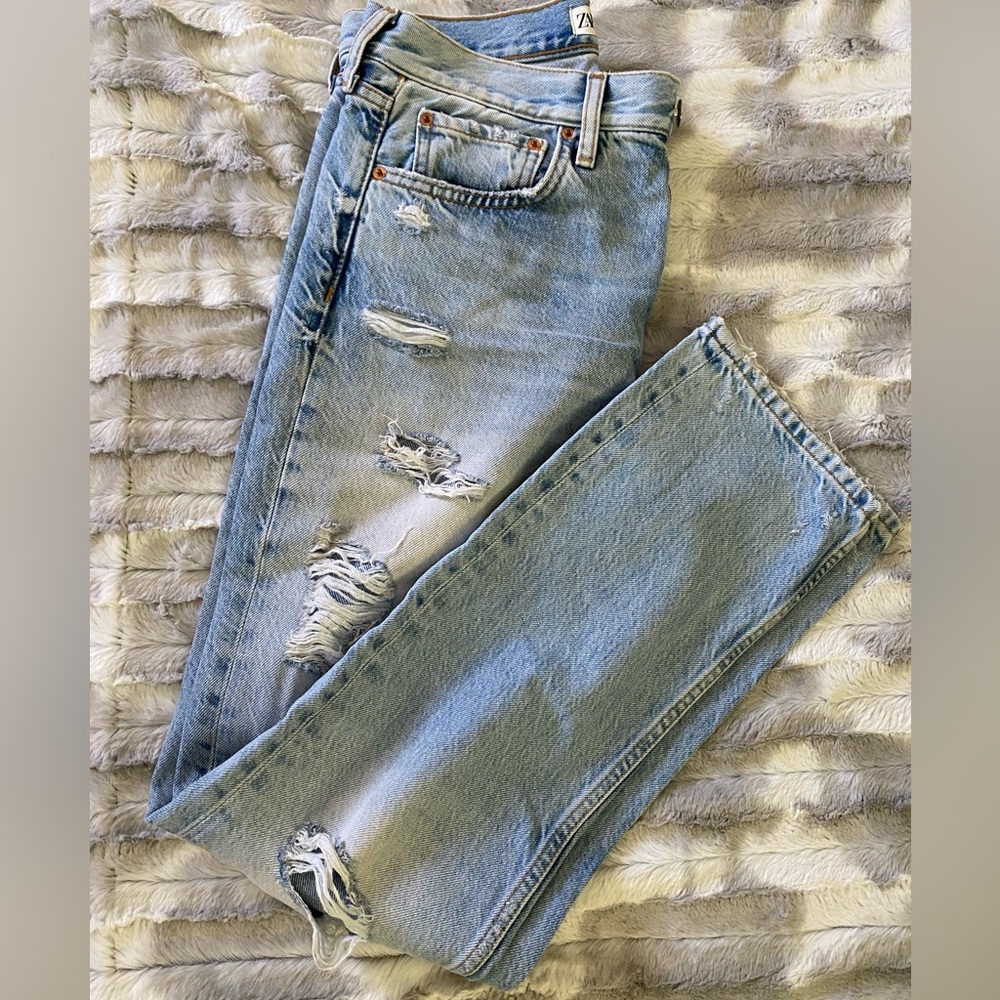 Zara The True Slim ripped jeans Size 6